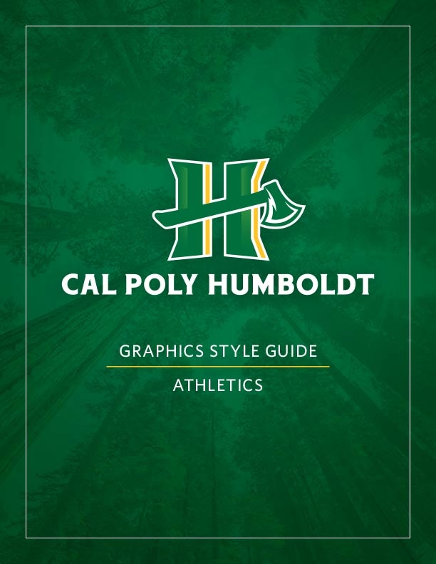 Humboldt Athletics Graphic Style guide cover